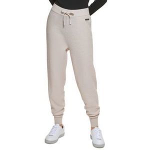 MSRP $70 Calvin Klein Jeans Honeycomb Jogger Pants Beige Size Medium (DEFECT)
